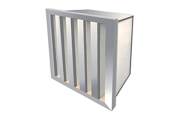 Box-Type V-Shaped High-Efficiency Filter